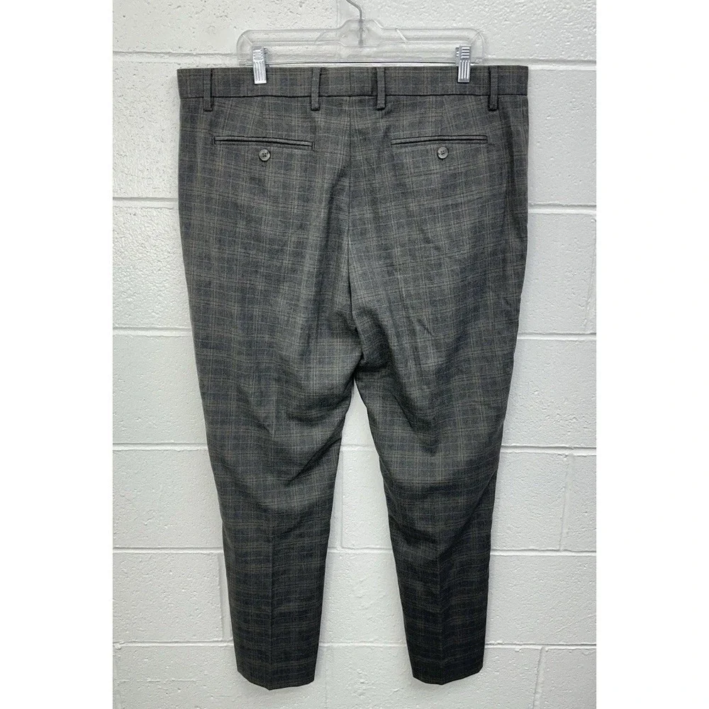 Banana Republic Tailored‎ Fit Glen Plaid Dress Suit Trouser / Men's 38x32